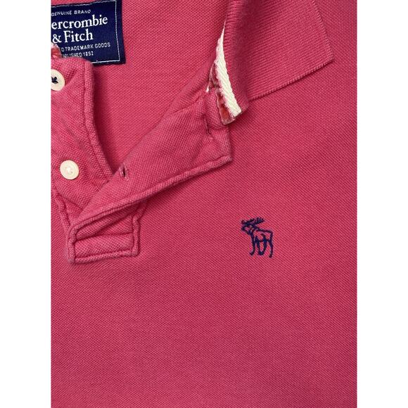 Abercrombie & Fitch Shirt Mens Size XL Muscle Fit Polo Tee Preppy Y2K Academia - Picture 8 of 8